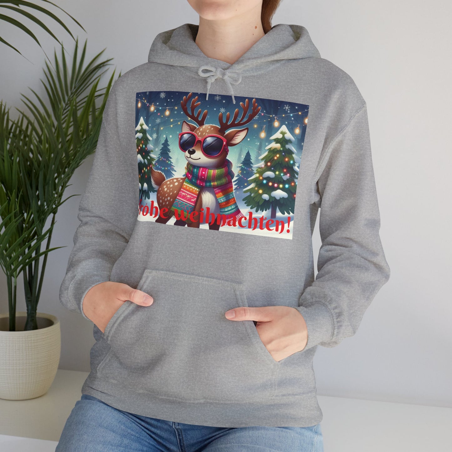 XXXL+ | Women's Hooded Sweatshirt - Frohe Weihnachten!