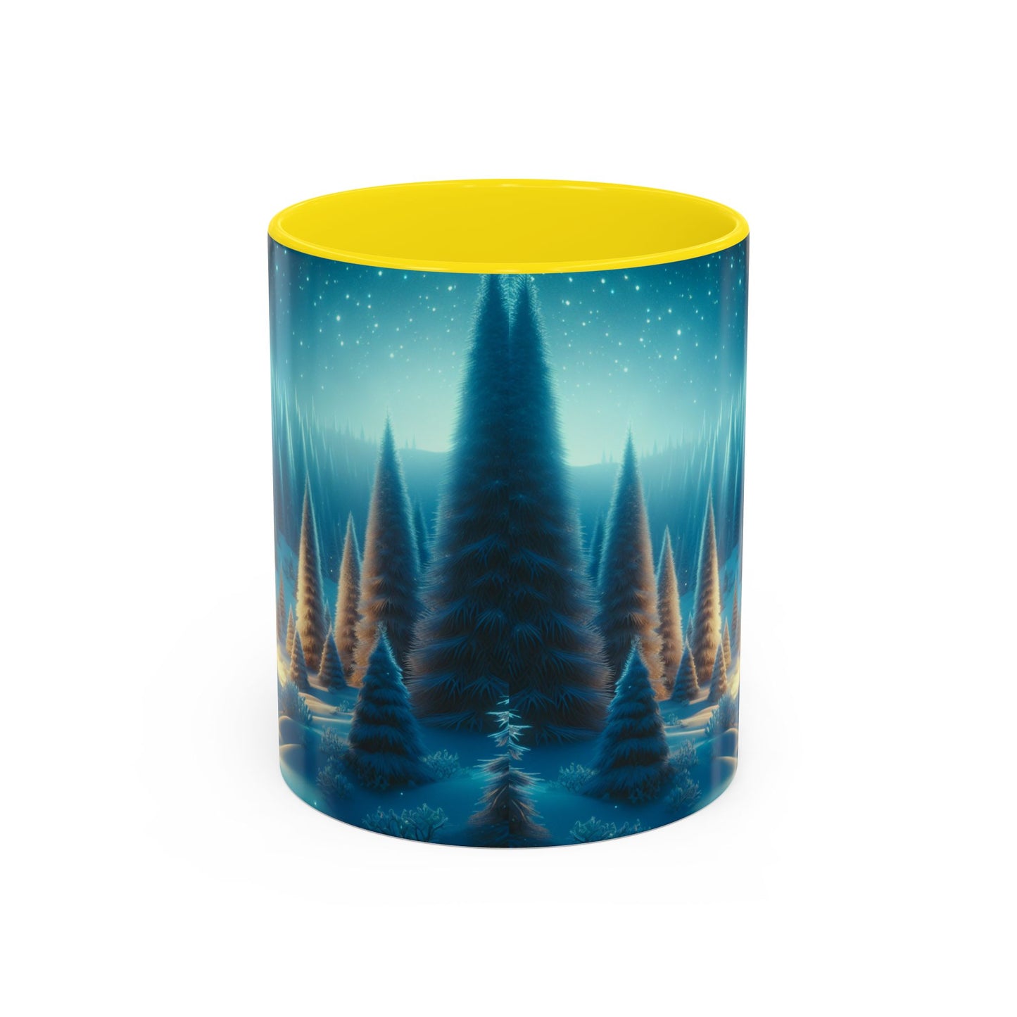 Coffee Mug Snowy Forest Scene
