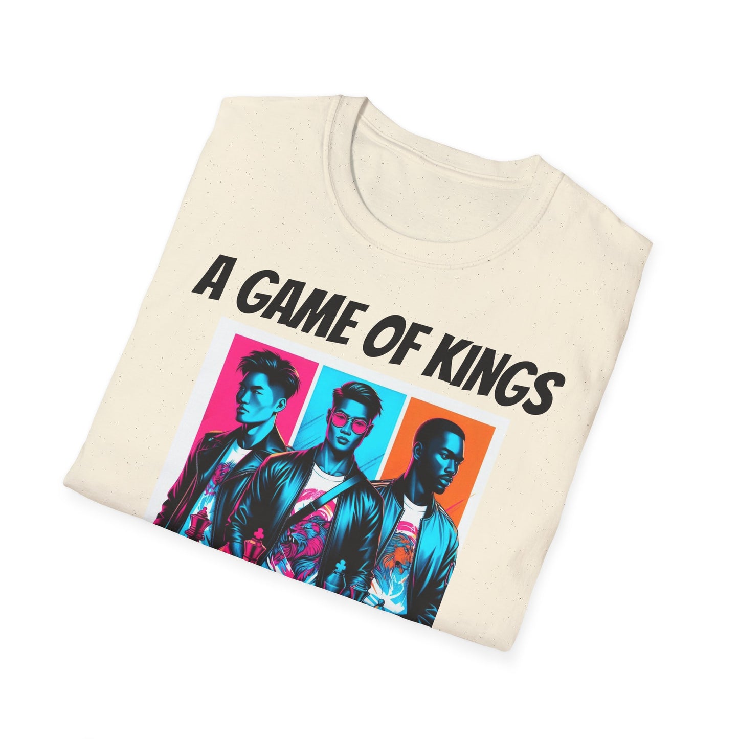 Men's T-Shirt | A Game of Kings. A Game for Kings | Bold & Stylish | Chess Themed | Men's Softstyle T-Shirt