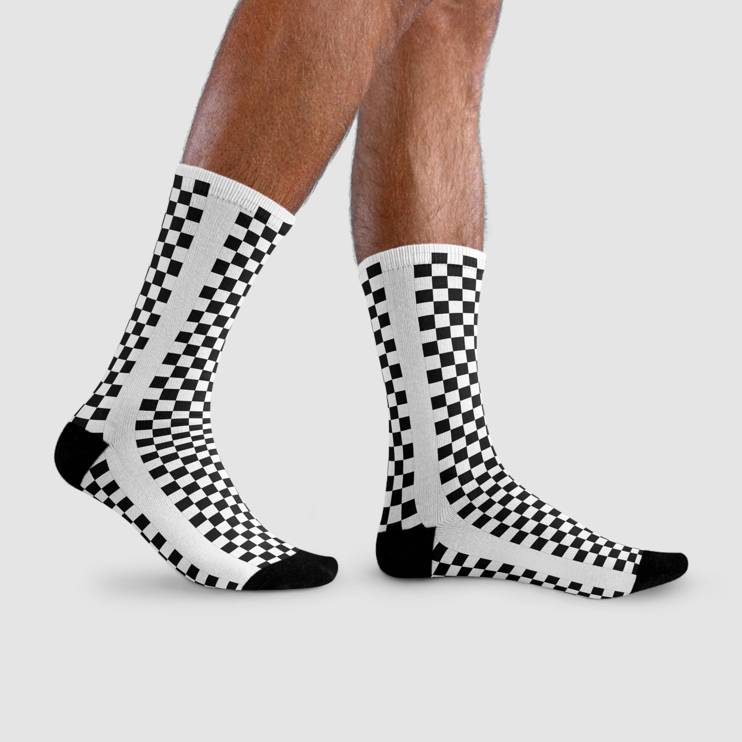 Fun Socks | Chess themed | Cool & Stylish Sublimation Crew Socks (EU)