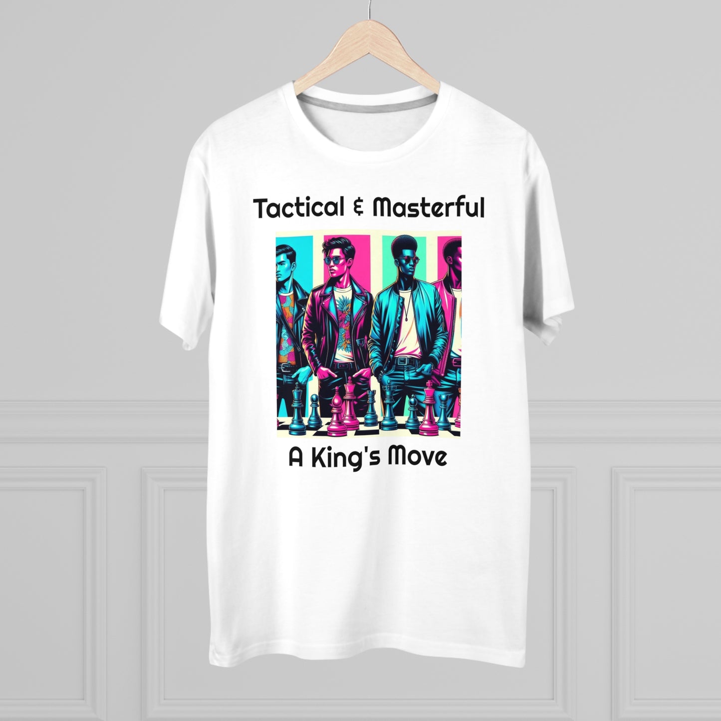 Men's T-Shirt | Tactical & Masterful - A King's Move | Bold & Stylish | Chess Themed | Men's Modern-fit Tee