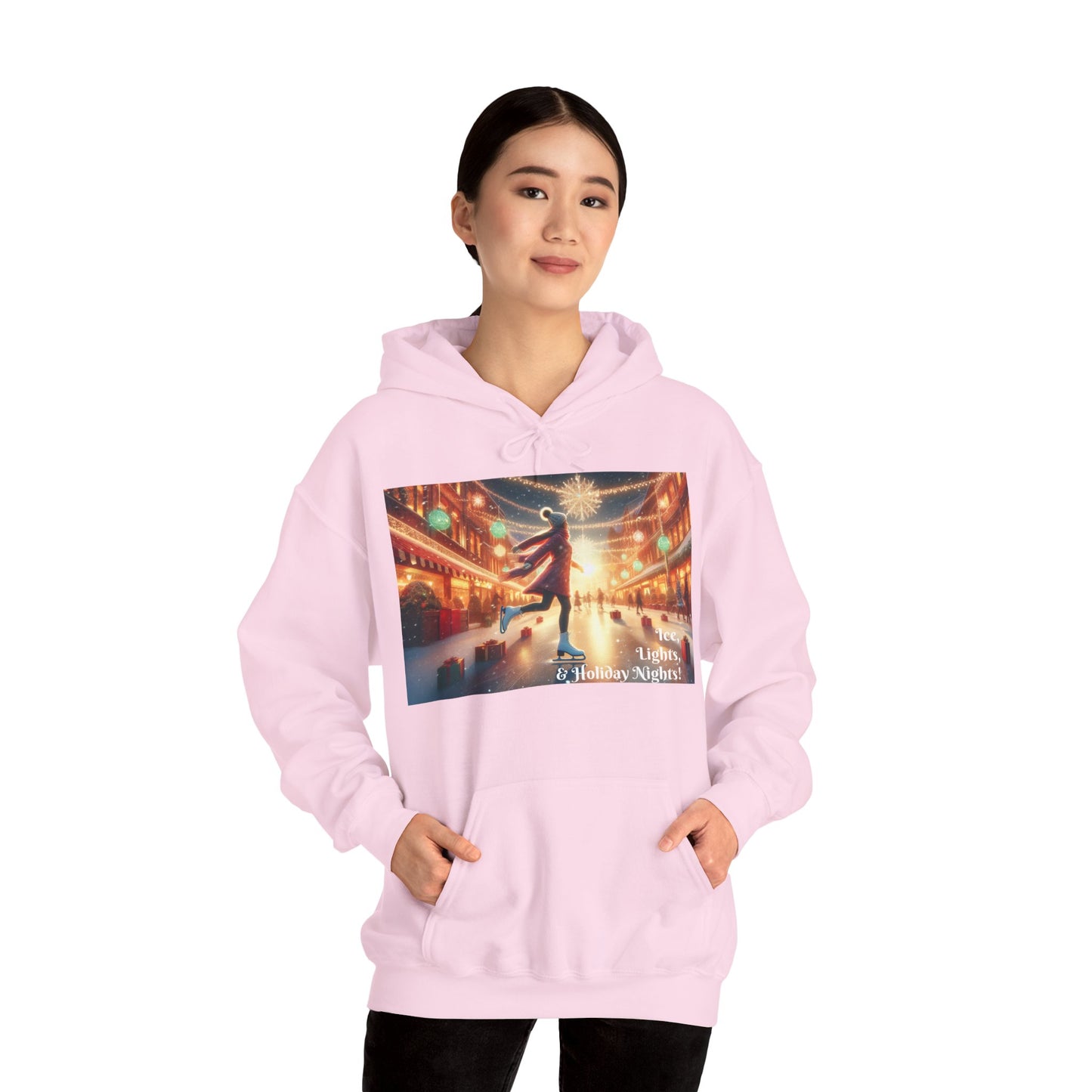 Women's Hooded Sweatshirt - Ice, Lights, & Holiday Nights!