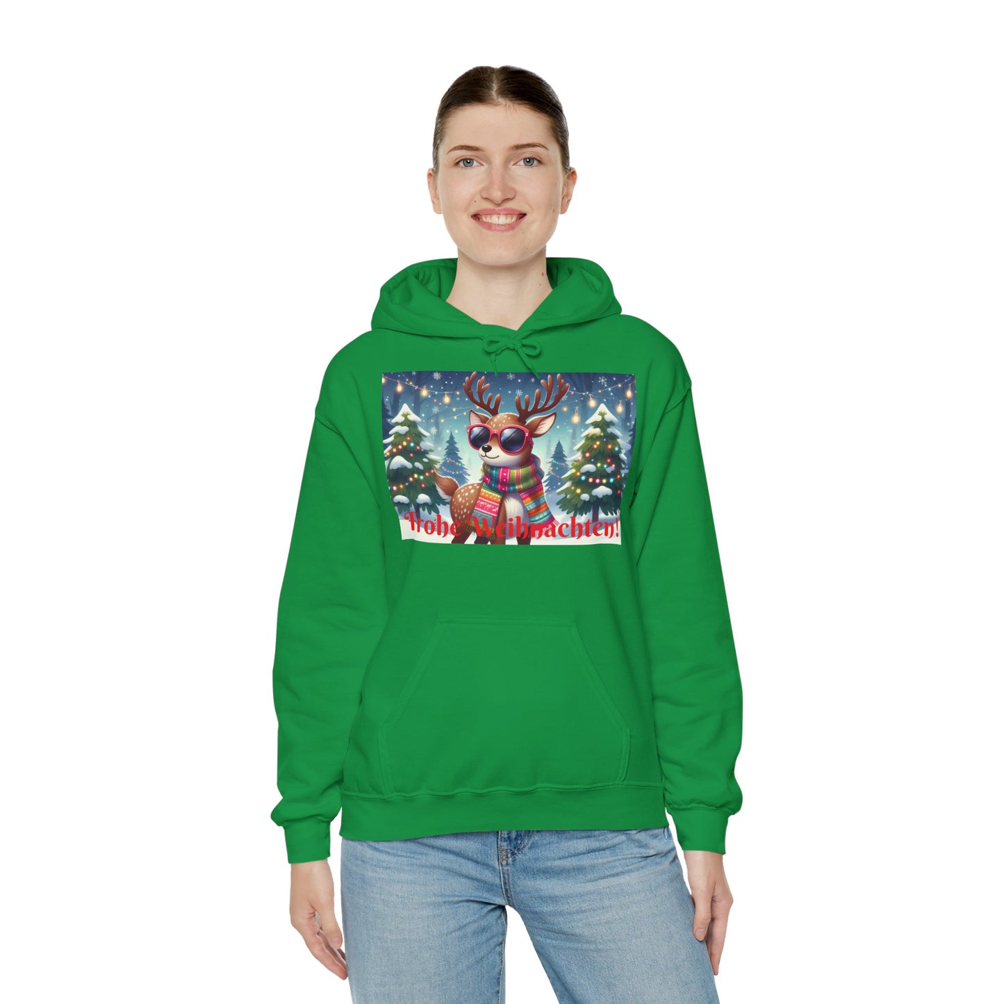 Women's Hooded Sweatshirt - Frohe Weihnachten!