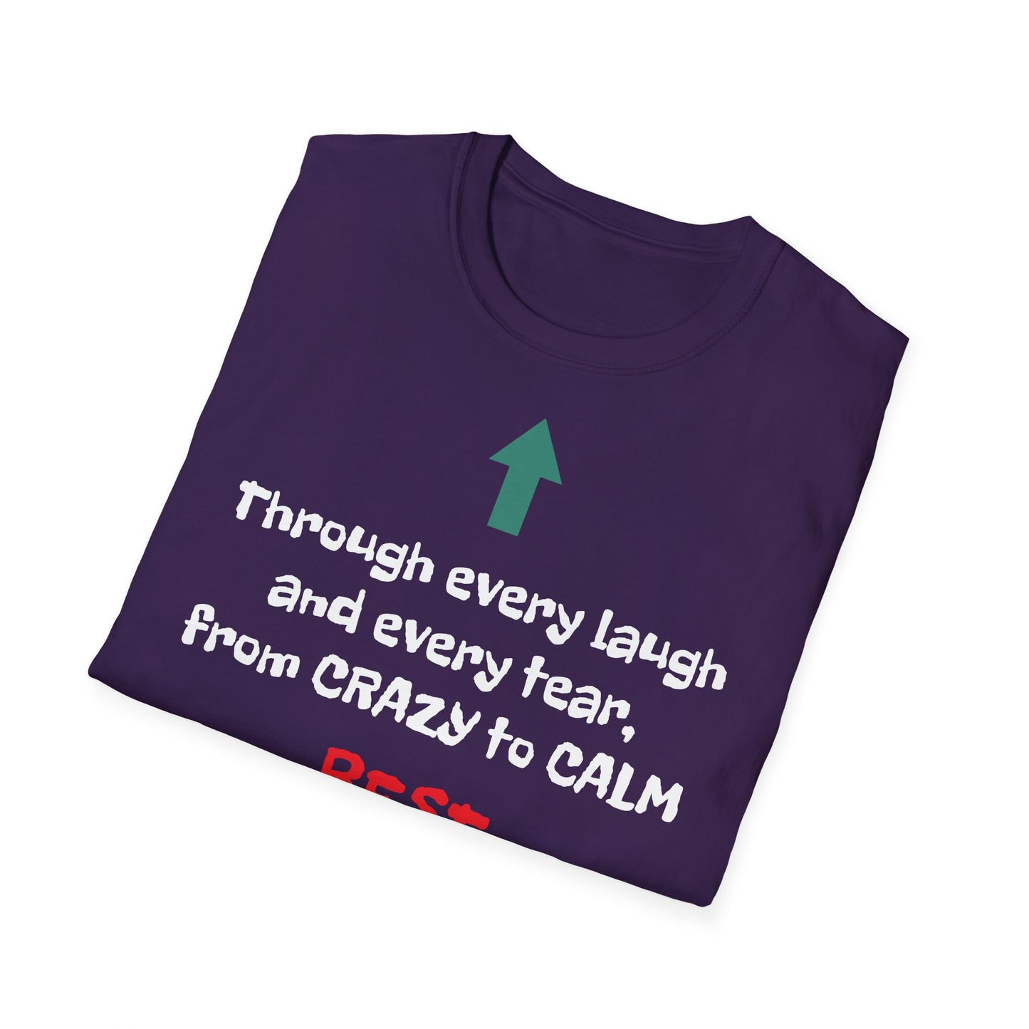 Women's T Shirt | Through every laugh and every tear, from crazy to calm, BEST SISTER EVER! | Brother & Sister | Women's Softstyle T-Shirt
