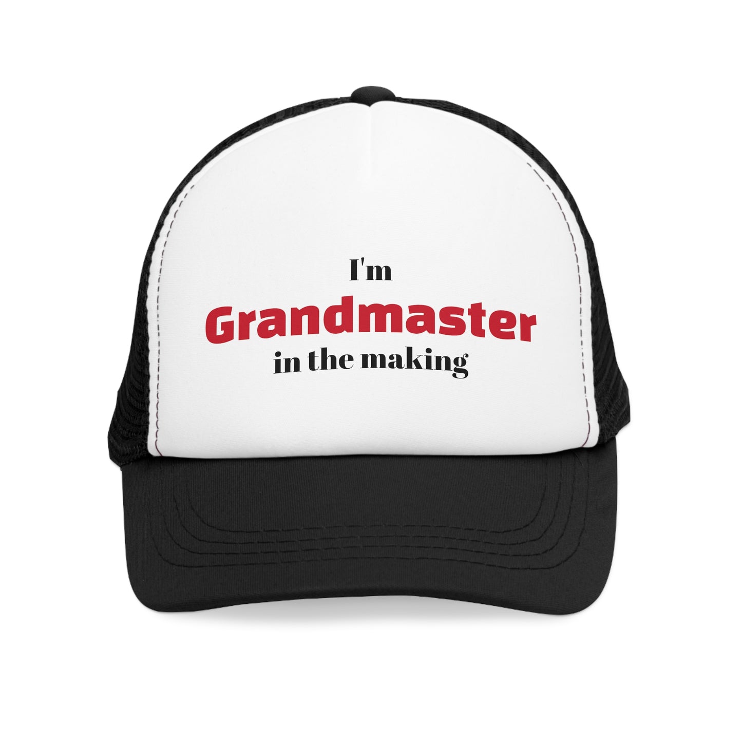 Cap | I'm Grandmaster in the making | Chess themed | Cool & Bold | Mesh Cap