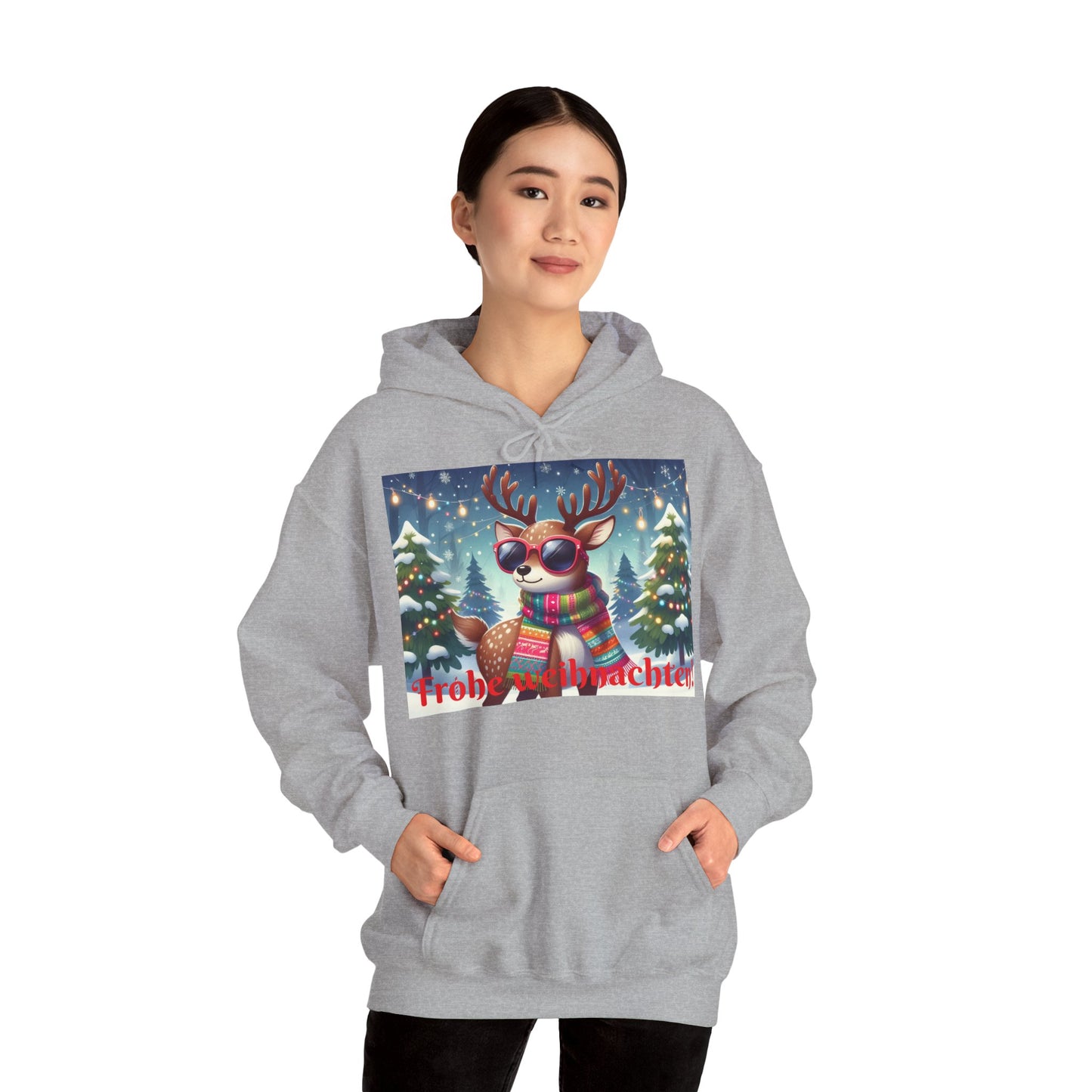 XXXL+ | Women's Hooded Sweatshirt - Frohe Weihnachten!