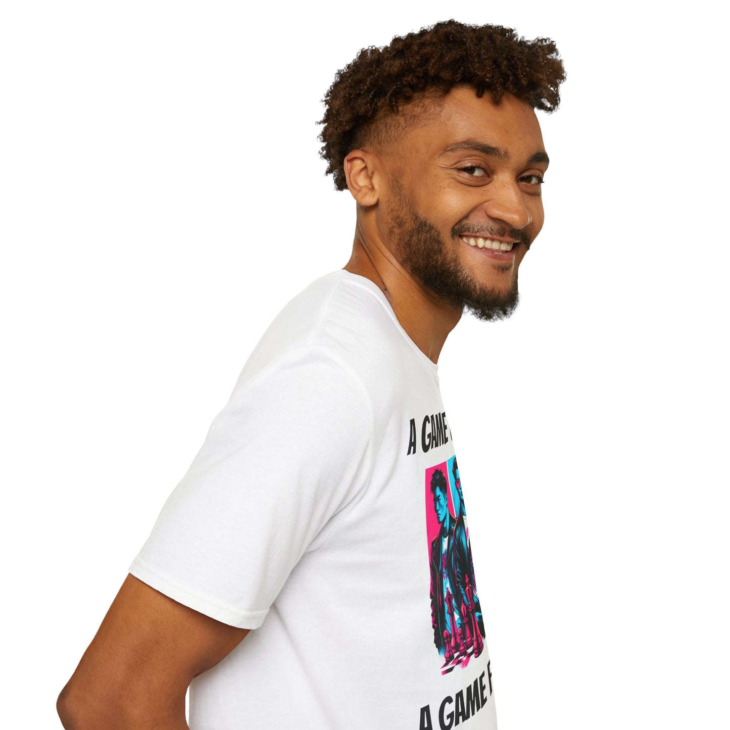 Men's T-Shirt | A Game of Kings. A Game for Kings | Bold & Stylish | Chess Themed | Men's Softstyle T-Shirt
