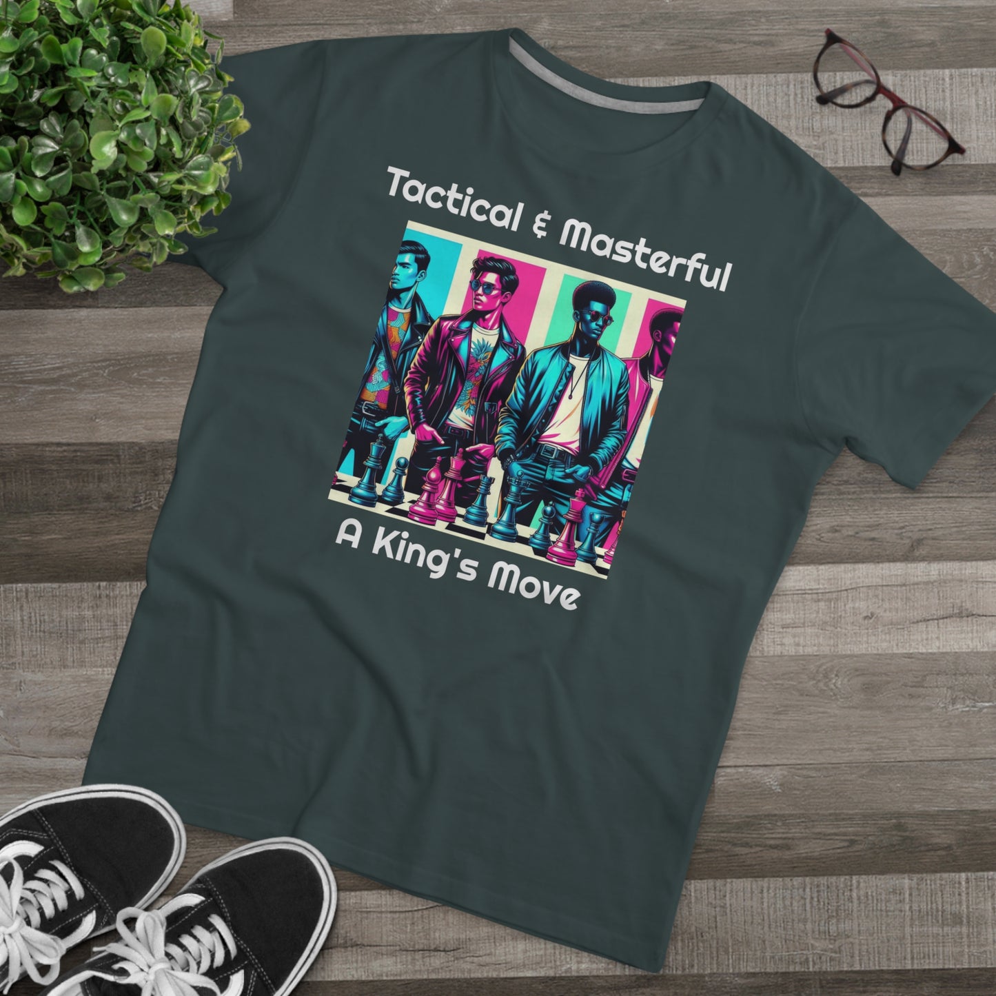 Men's T-Shirt | Tactical & Masterful - A King's Move | Bold & Stylish | Chess Themed | Men's Modern-fit Tee