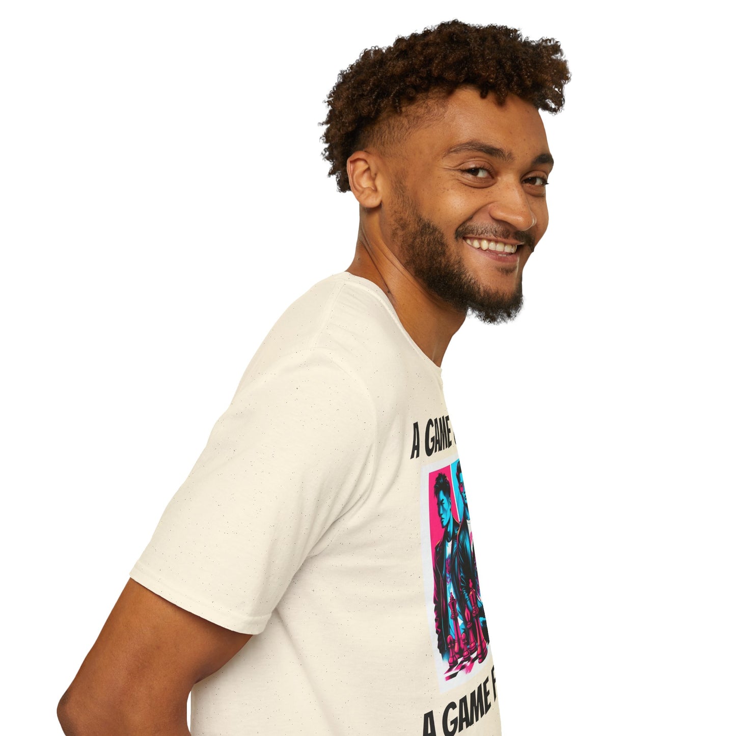 Men's T-Shirt | A Game of Kings. A Game for Kings | Bold & Stylish | Chess Themed | Men's Softstyle T-Shirt