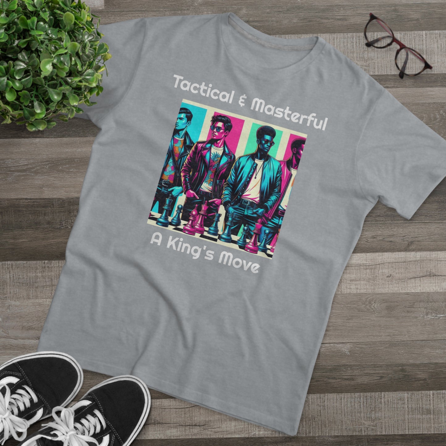 Men's T-Shirt | Tactical & Masterful - A King's Move | Bold & Stylish | Chess Themed | Men's Modern-fit Tee