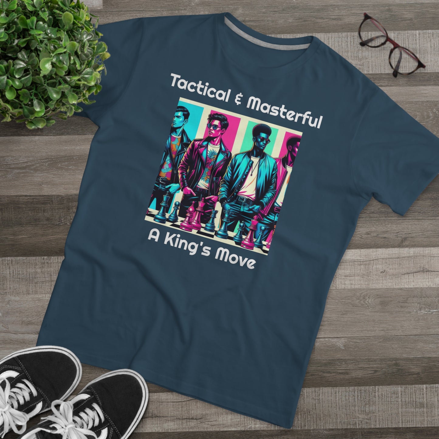 Men's T-Shirt | Tactical & Masterful - A King's Move | Bold & Stylish | Chess Themed | Men's Modern-fit Tee
