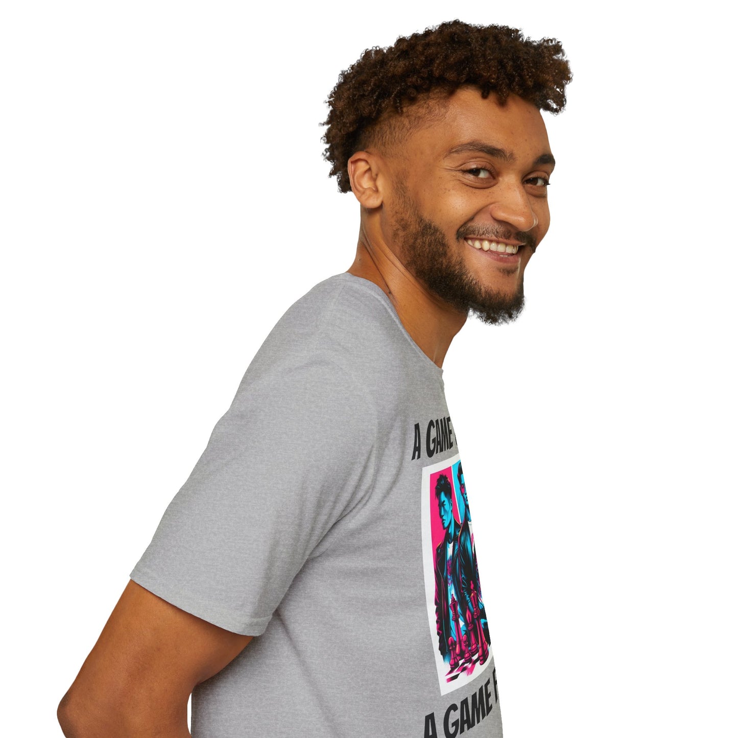 Men's T-Shirt | A Game of Kings. A Game for Kings | Bold & Stylish | Chess Themed | Men's Softstyle T-Shirt