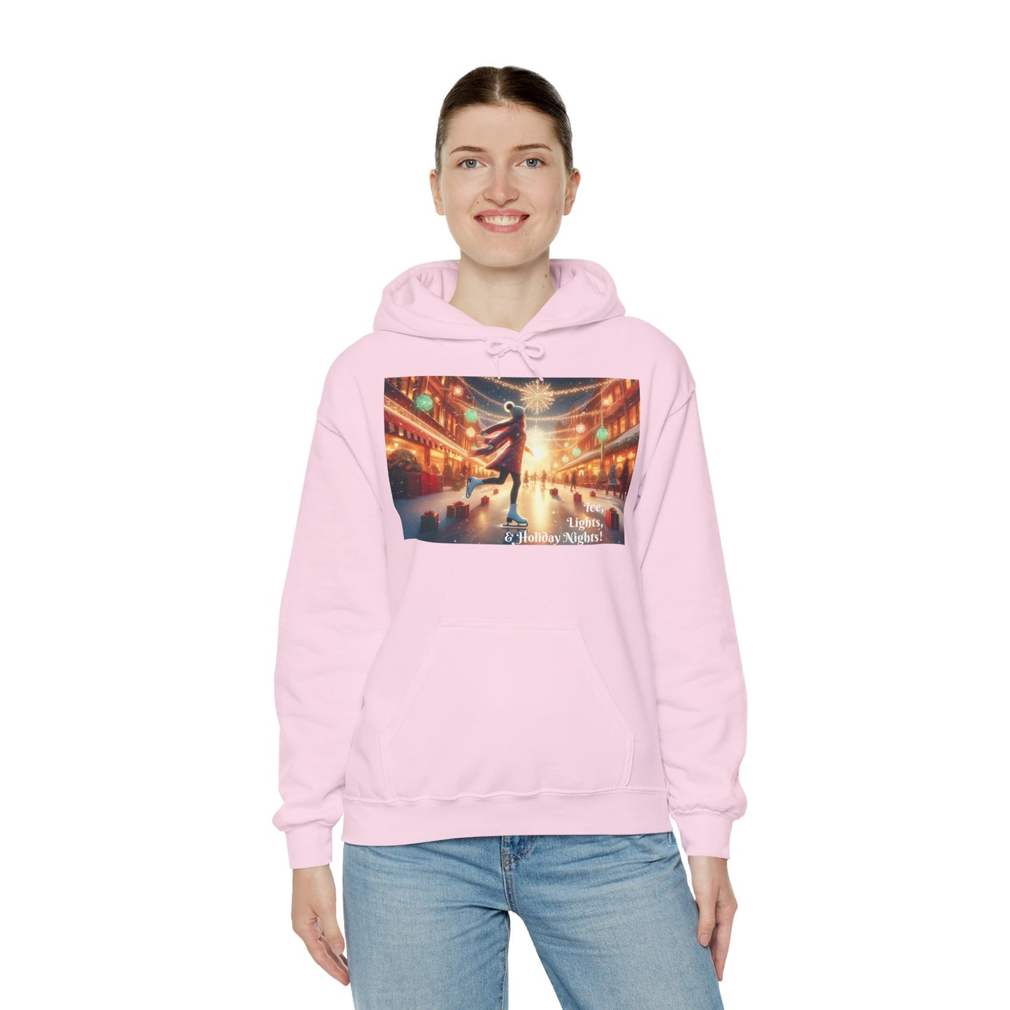 Women's Hooded Sweatshirt - Ice, Lights, & Holiday Nights!