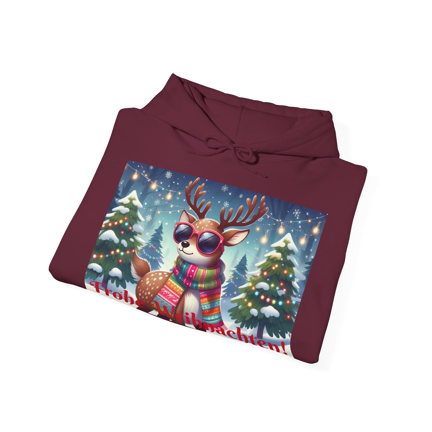 Men's Hooded Sweatshirt - Frohe Weihnachten!