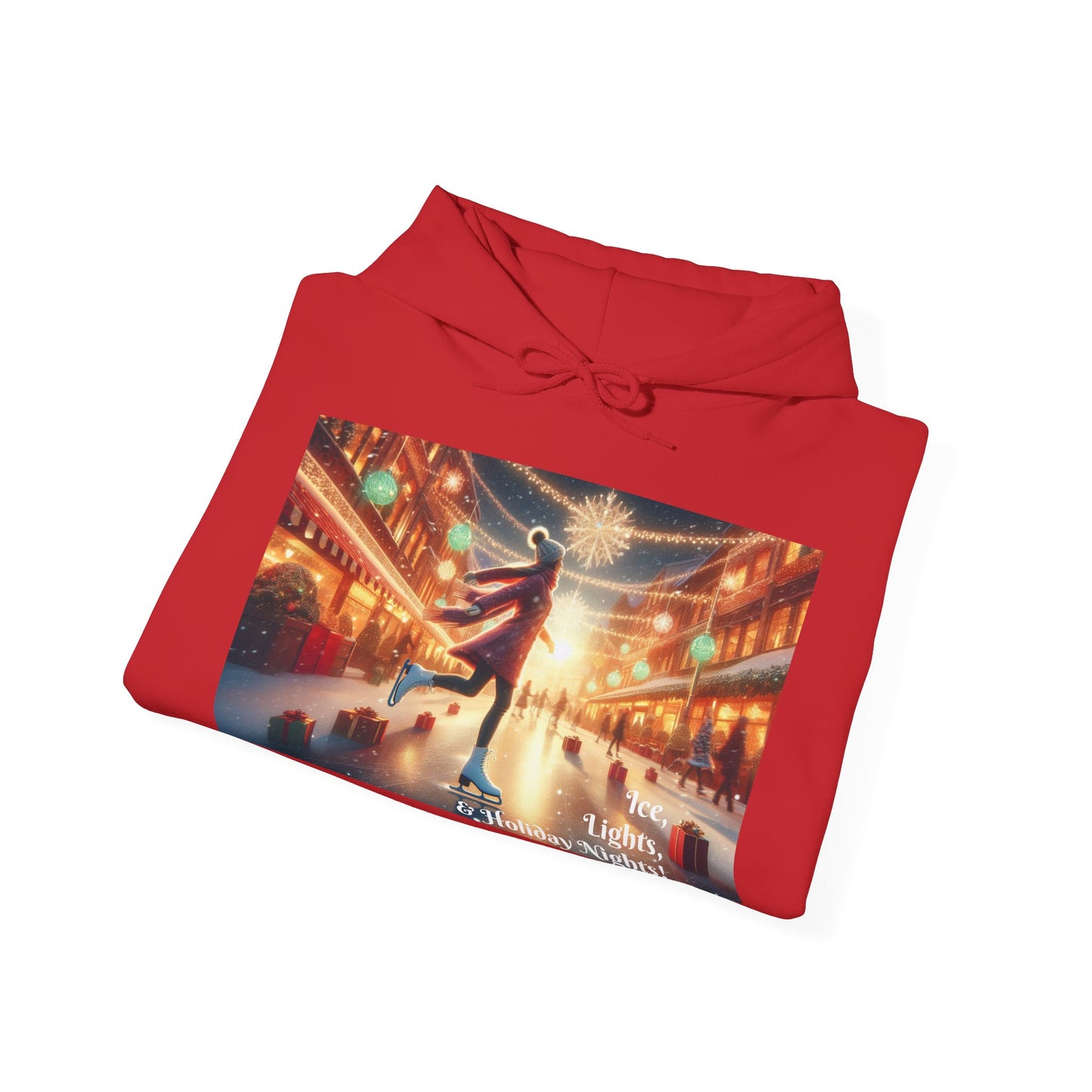 Women's Hooded Sweatshirt - Ice, Lights, & Holiday Nights!