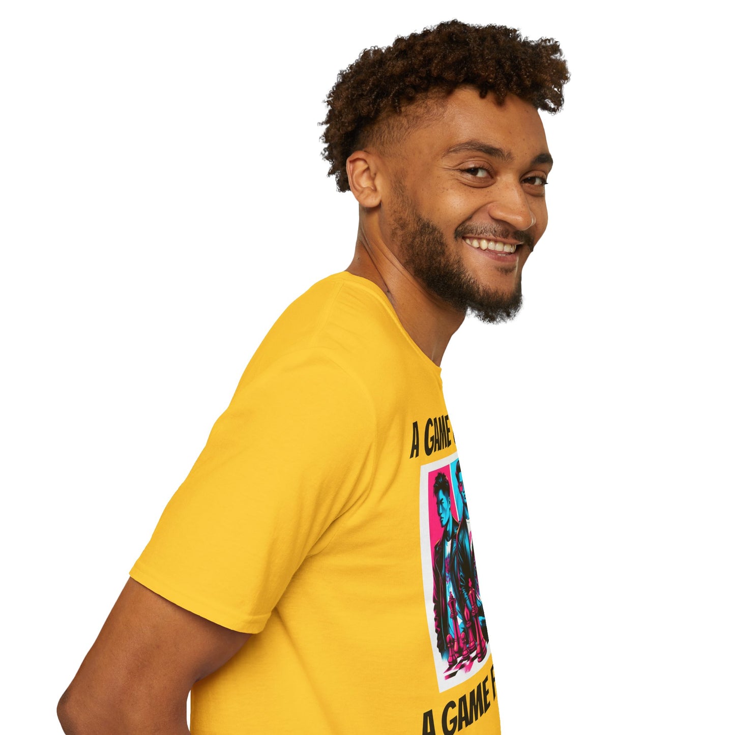 Men's T-Shirt | A Game of Kings. A Game for Kings | Bold & Stylish | Chess Themed | Men's Softstyle T-Shirt
