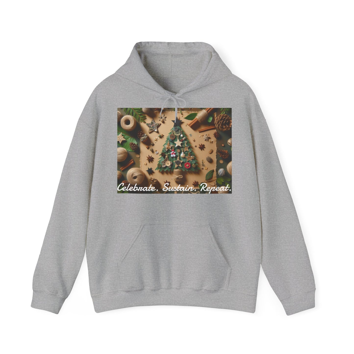 XXXL+ | Women's Hooded Sweatshirt - Celebrate. Sustain. Repeat.