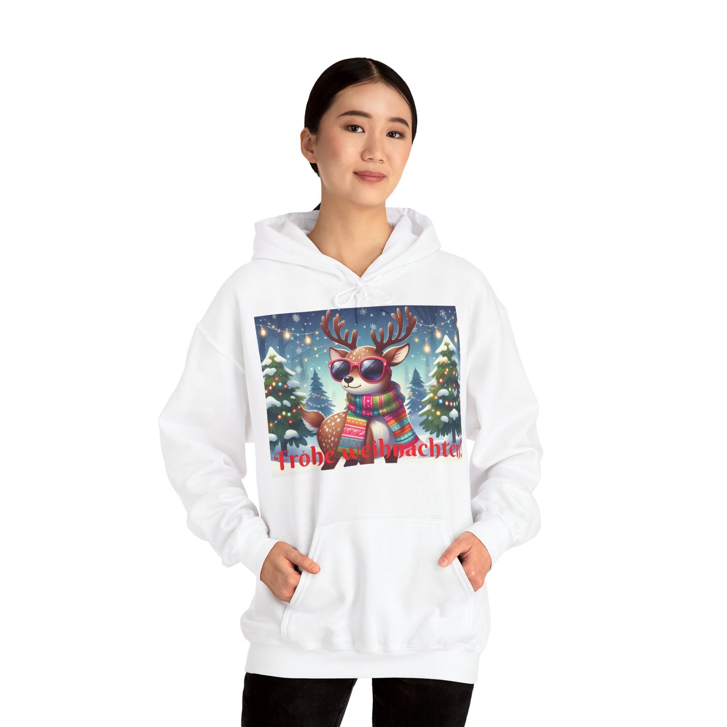XXXL+ | Women's Hooded Sweatshirt - Frohe Weihnachten!