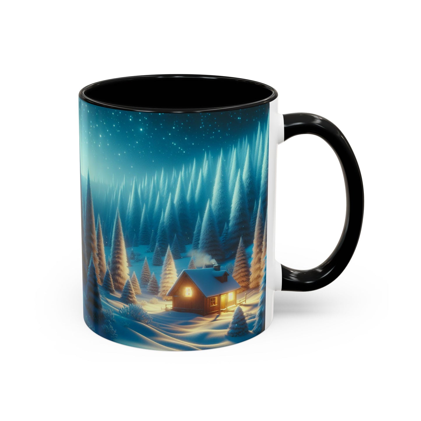 Coffee Mug Snowy Forest Scene