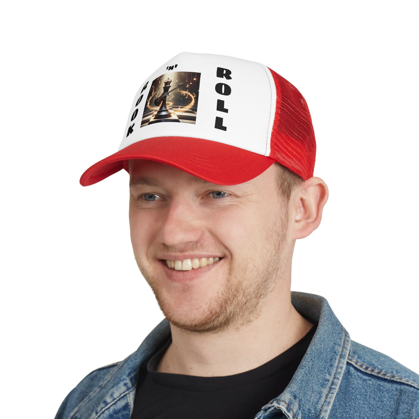 Cap | Rook 'n' Roll | Chess themed | Cool & Bold | Mesh Cap