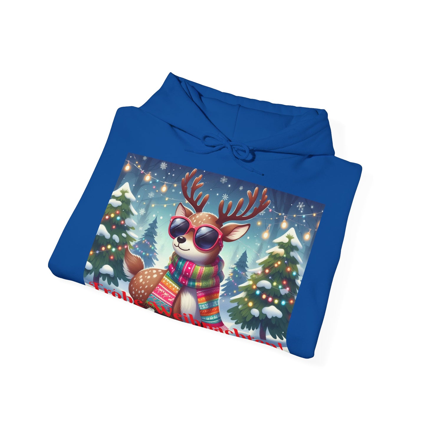 XXXL+ | Men's Hooded Sweatshirt - Frohe Weihnachten!