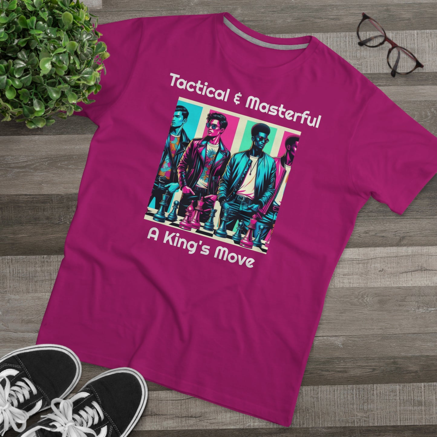 Men's T-Shirt | Tactical & Masterful - A King's Move | Bold & Stylish | Chess Themed | Men's Modern-fit Tee