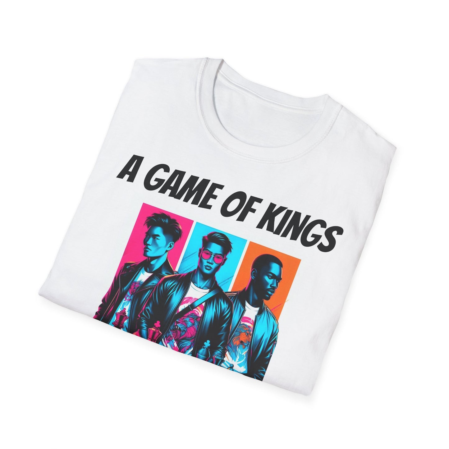 Men's T-Shirt | A Game of Kings. A Game for Kings | Bold & Stylish | Chess Themed | Men's Softstyle T-Shirt