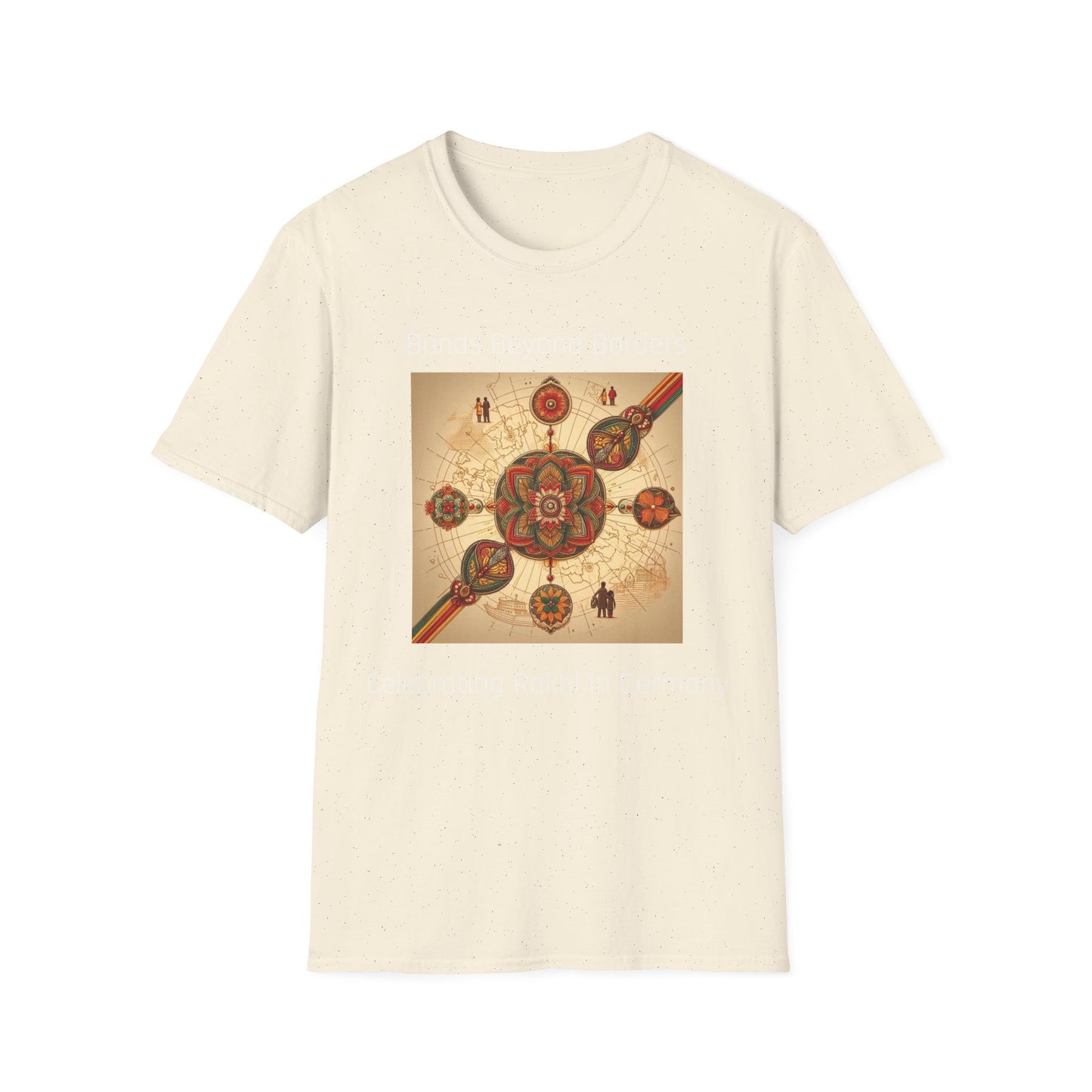 Rakhi Men's T-Shirt | Bonds Beyond Borders | Celebrating Rakhi in Germany | Men's Softstyle T-Shirt