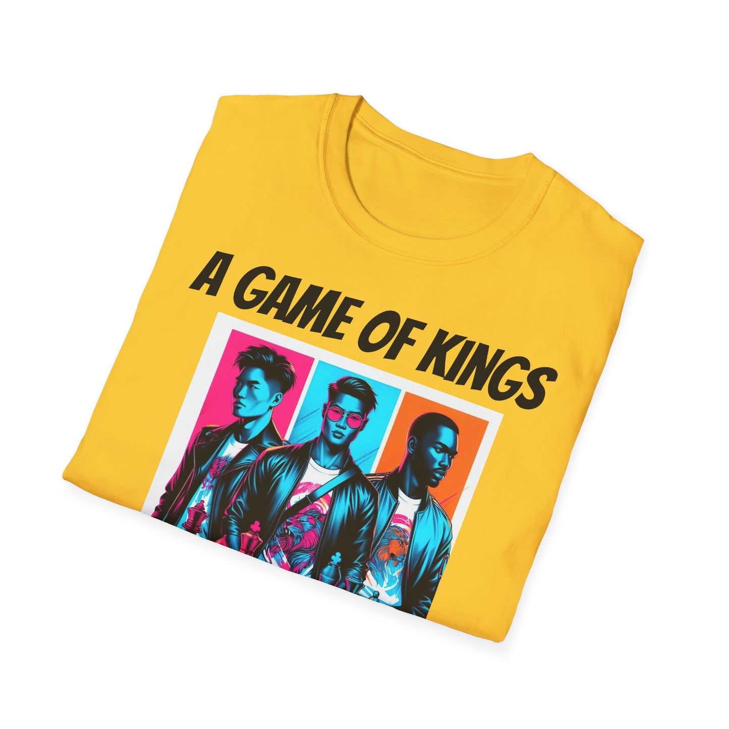 Men's T-Shirt | A Game of Kings. A Game for Kings | Bold & Stylish | Chess Themed | Men's Softstyle T-Shirt