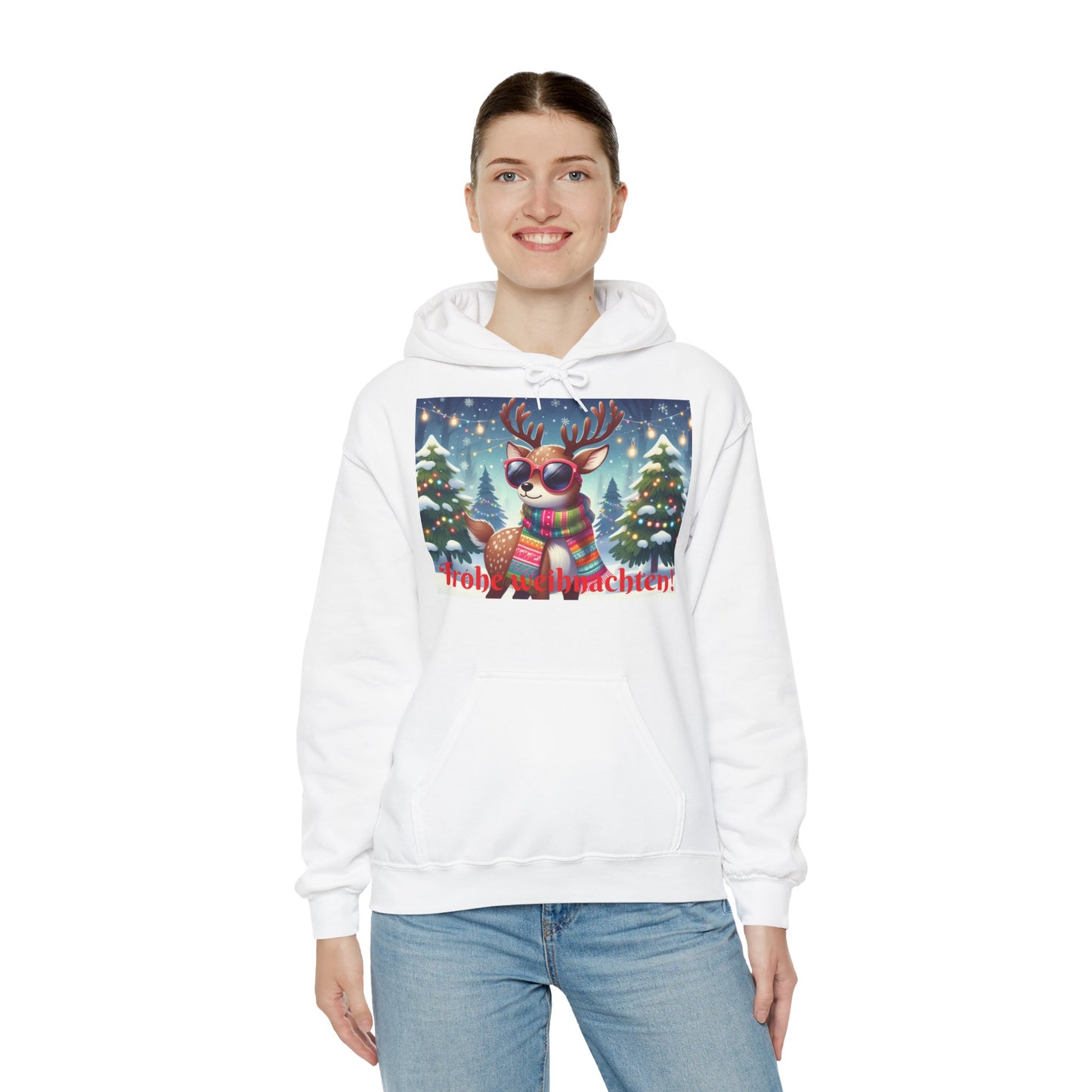 XXXL+ | Women's Hooded Sweatshirt - Frohe Weihnachten!