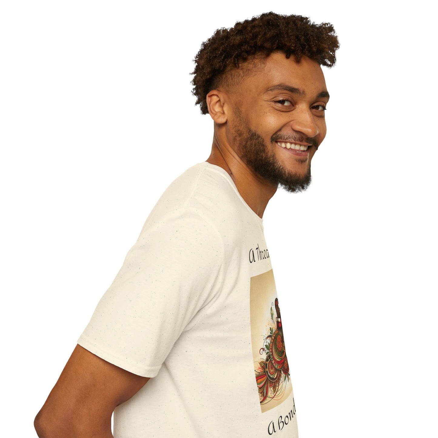 Men's T-Shirt | A Thread of Love. A Bond for Life | Brother & Sister | India Themed | Men's Softstyle T-Shirt