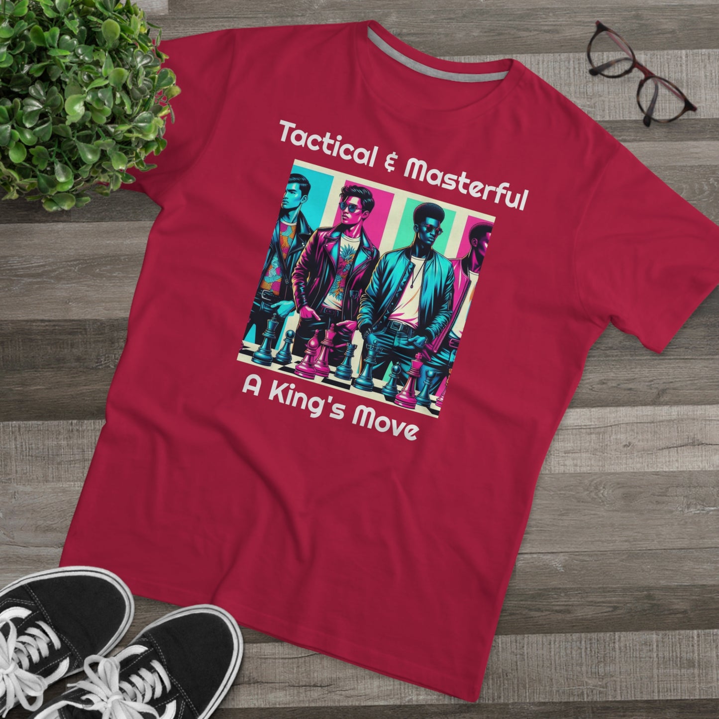 Men's T-Shirt | Tactical & Masterful - A King's Move | Bold & Stylish | Chess Themed | Men's Modern-fit Tee