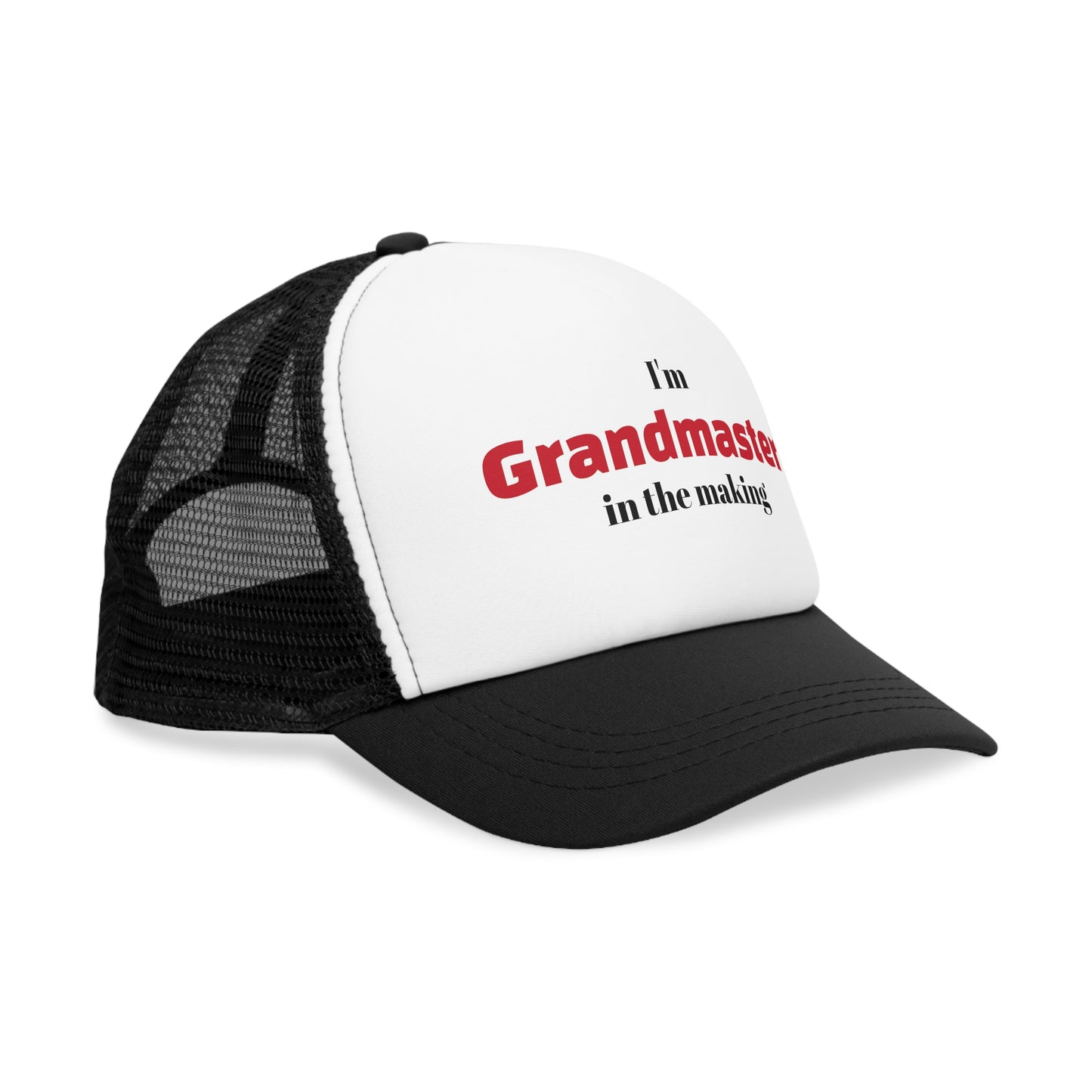 Cap | I'm Grandmaster in the making | Chess themed | Cool & Bold | Mesh Cap