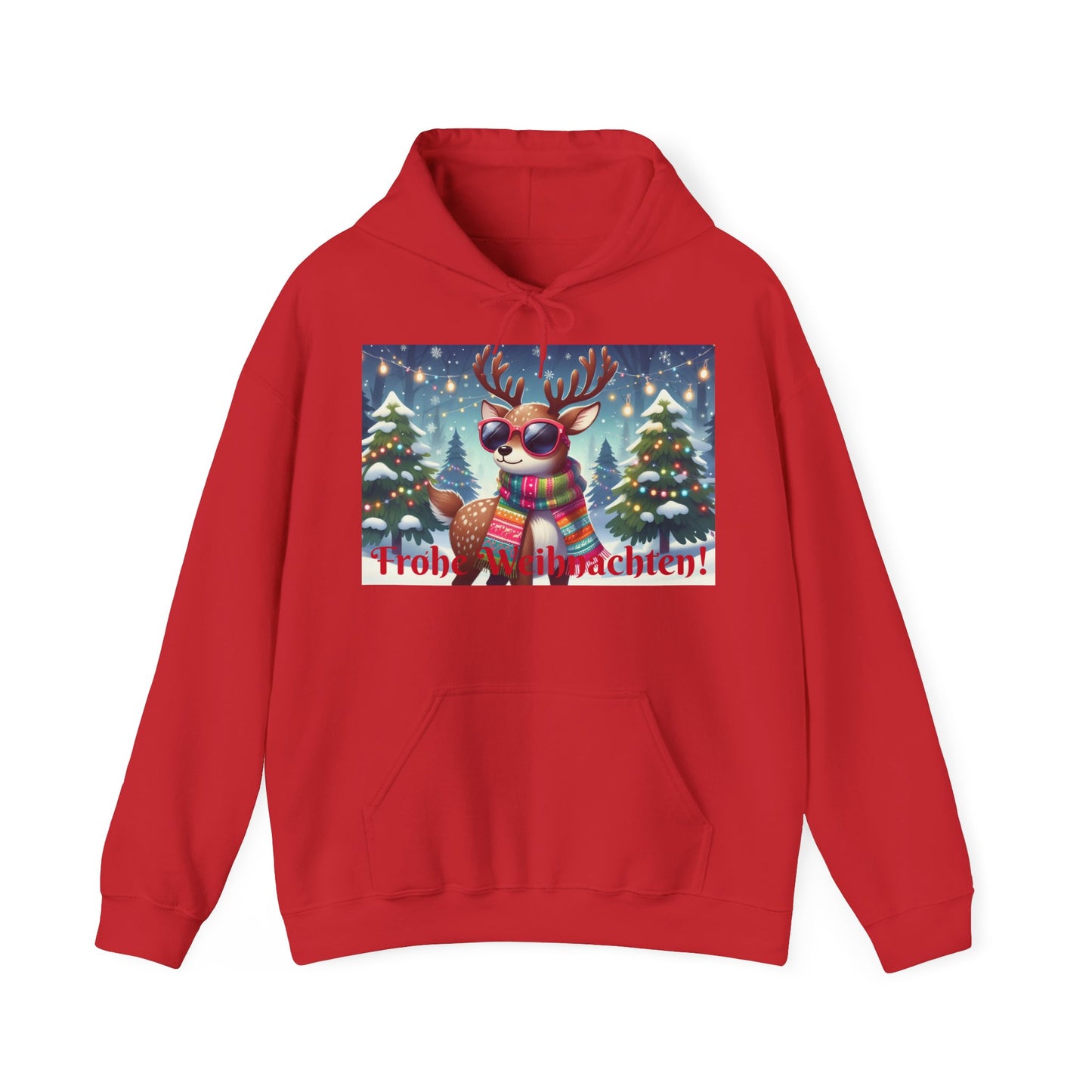 Men's Hooded Sweatshirt - Frohe Weihnachten!