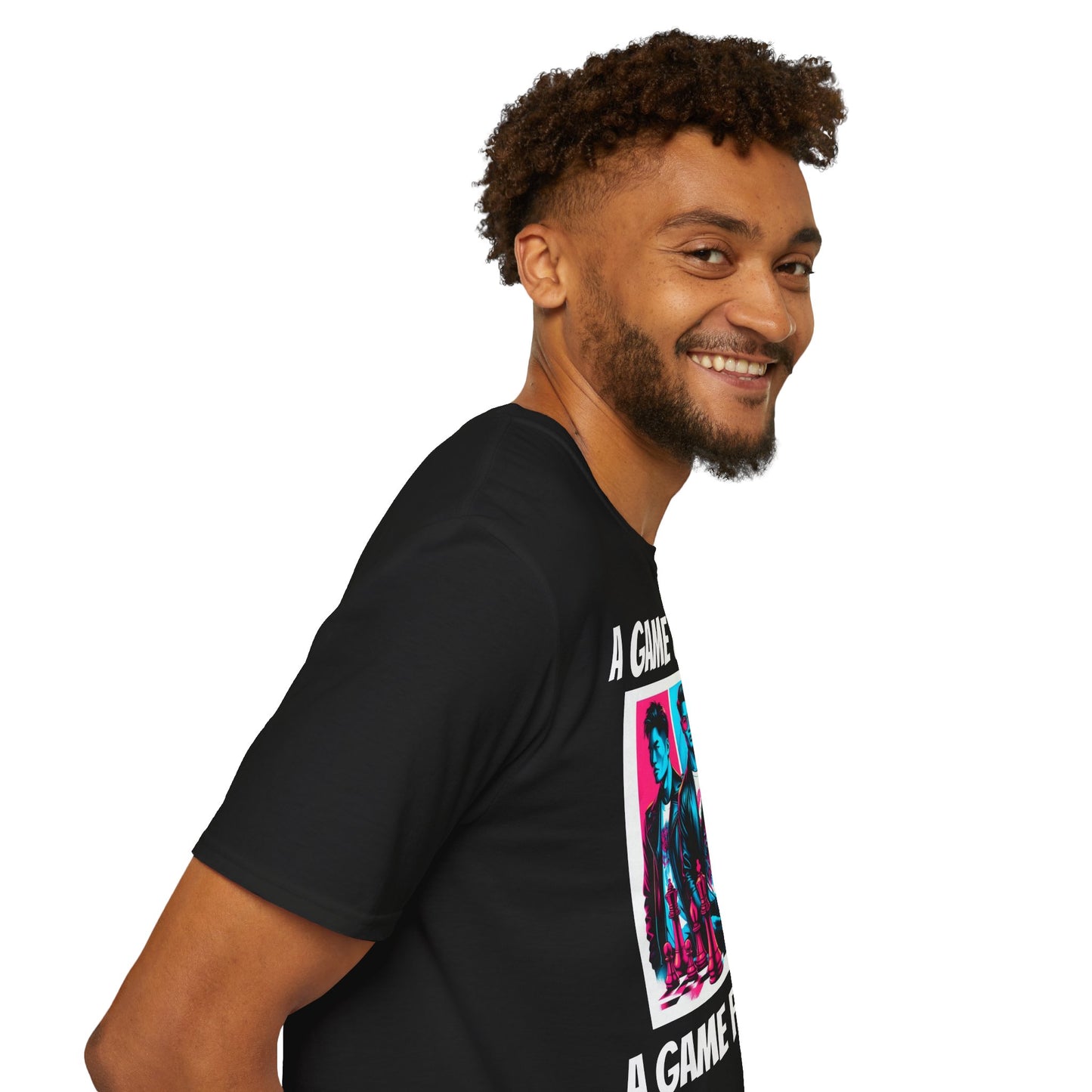 Men's T-Shirt | A Game of Kings. A Game for Kings | Bold & Stylish | Chess Themed | Men's Softstyle T-Shirt