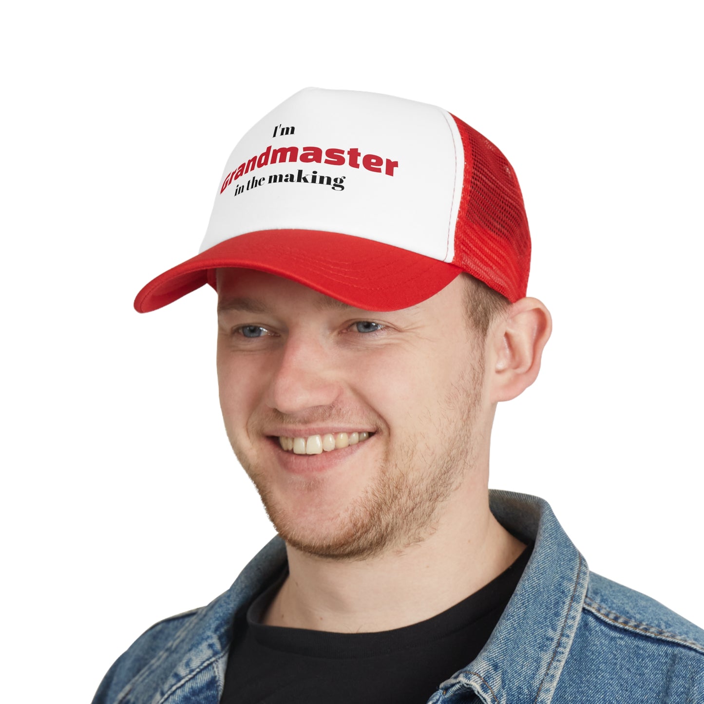 Cap | I'm Grandmaster in the making | Chess themed | Cool & Bold | Mesh Cap