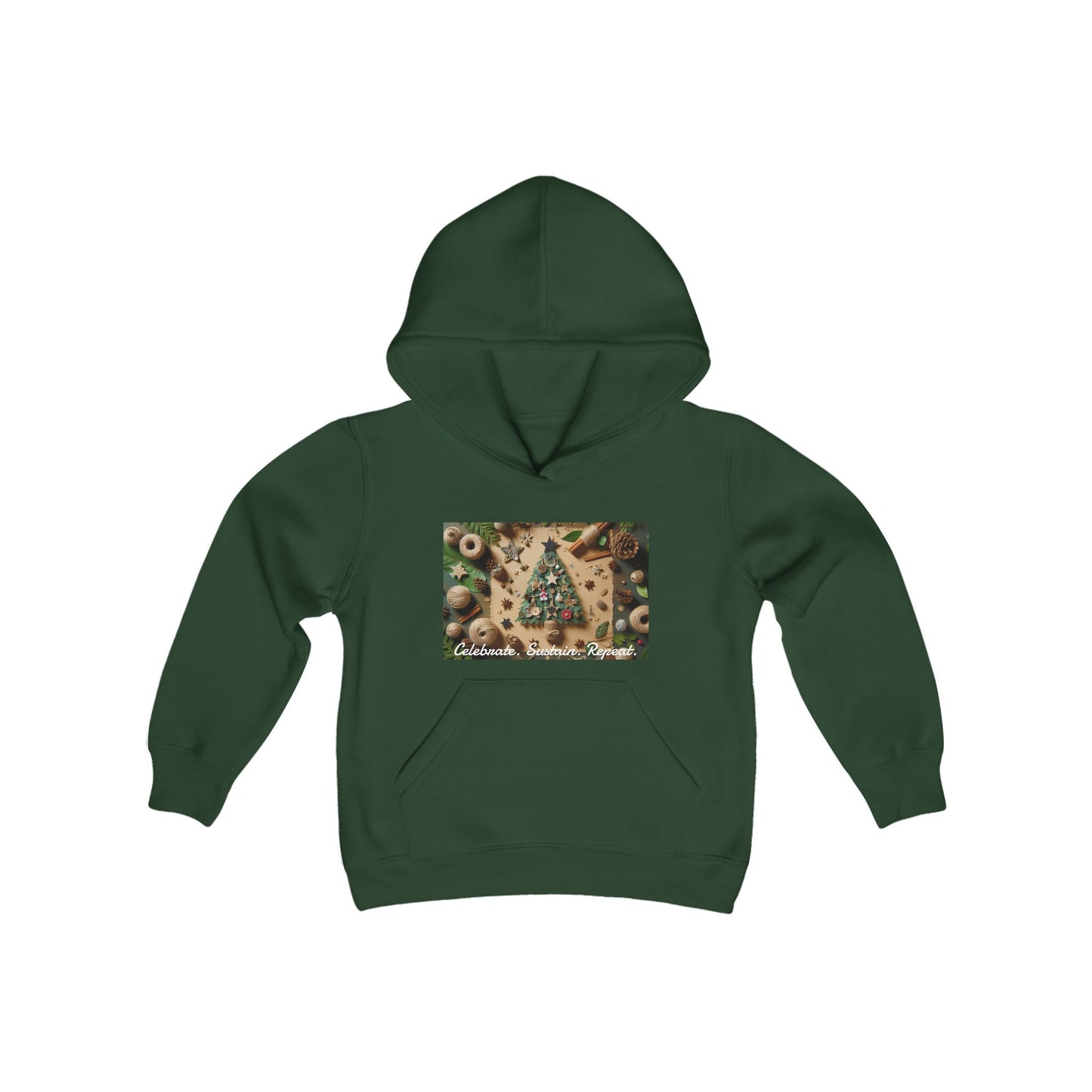 Girls' Hooded Sweatshirt - Celebrate. Sustain. Repeat.