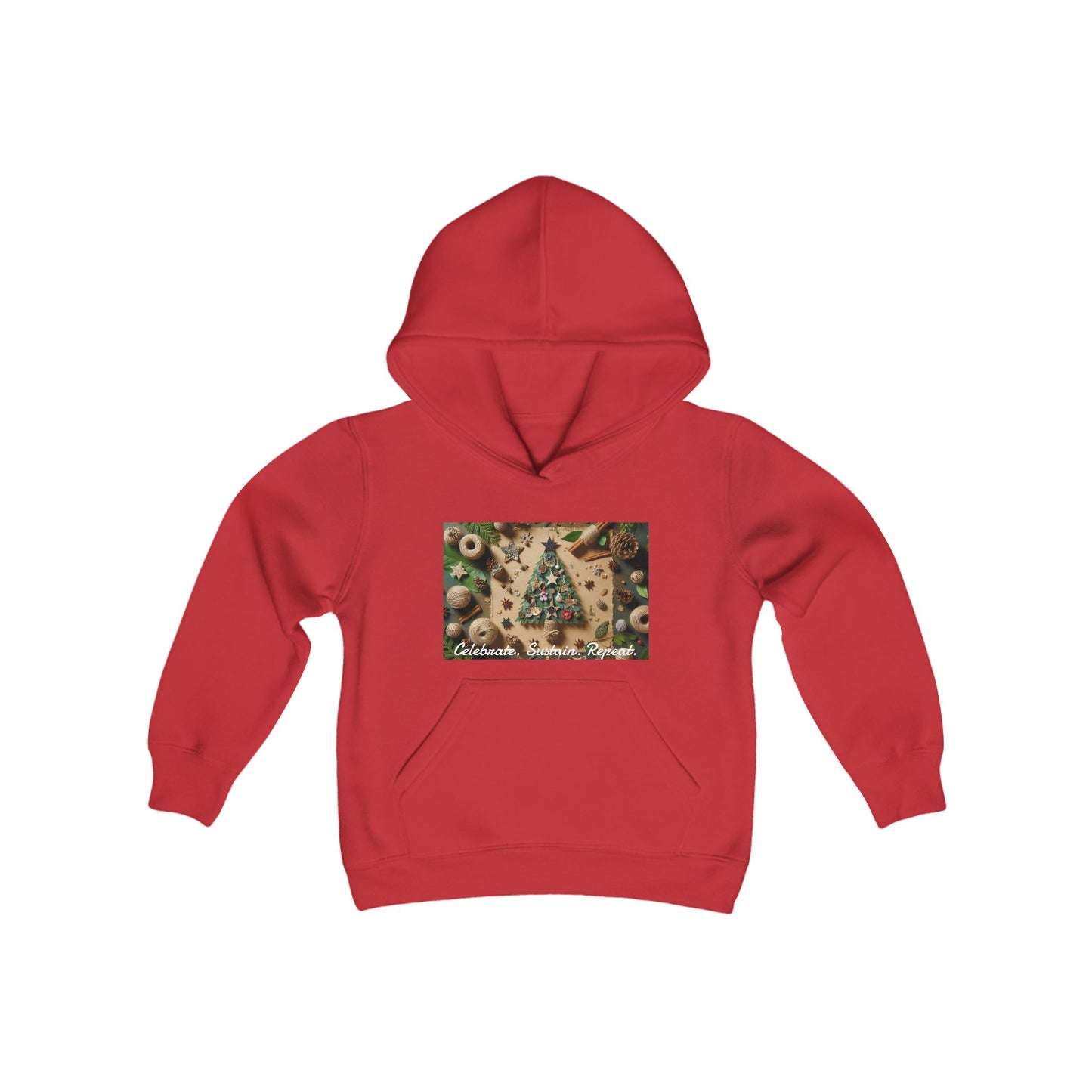Girls' Hooded Sweatshirt - Celebrate. Sustain. Repeat.