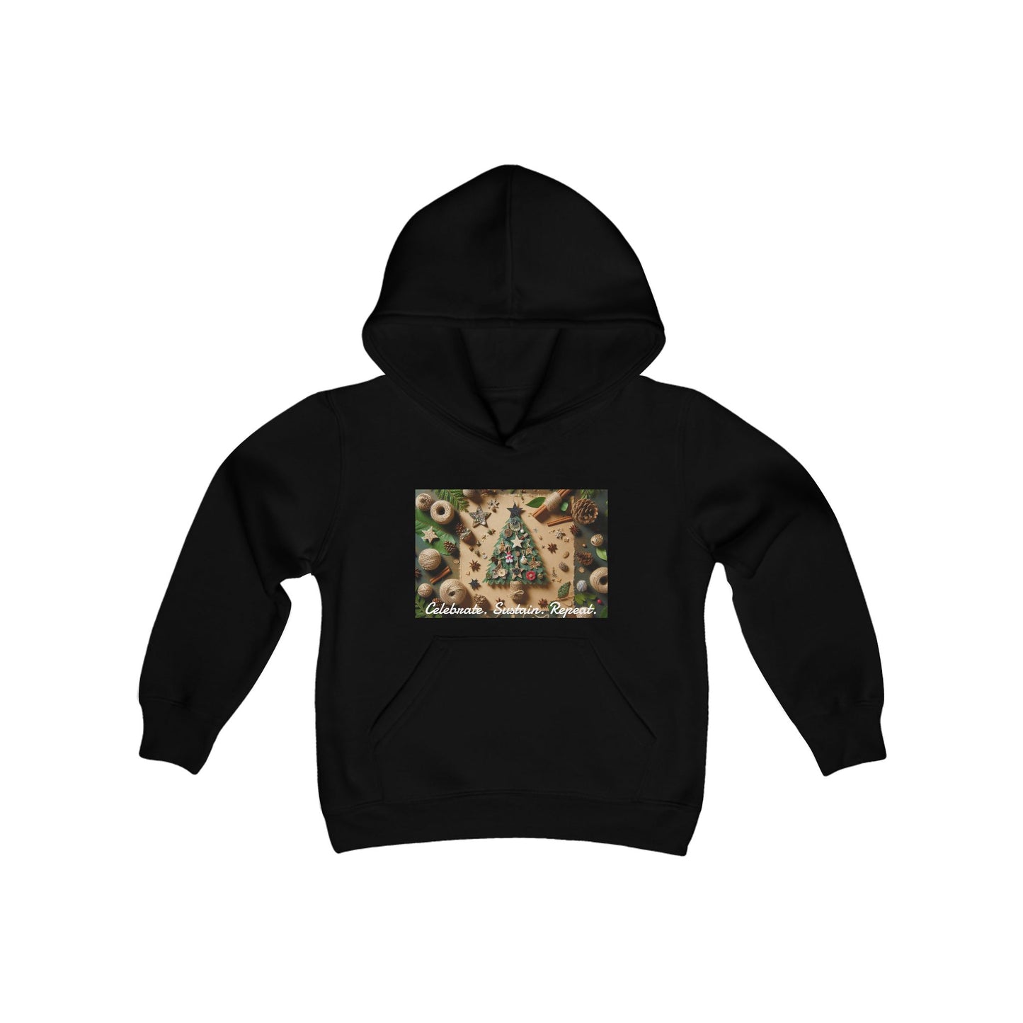 Girls' Hooded Sweatshirt - Celebrate. Sustain. Repeat.