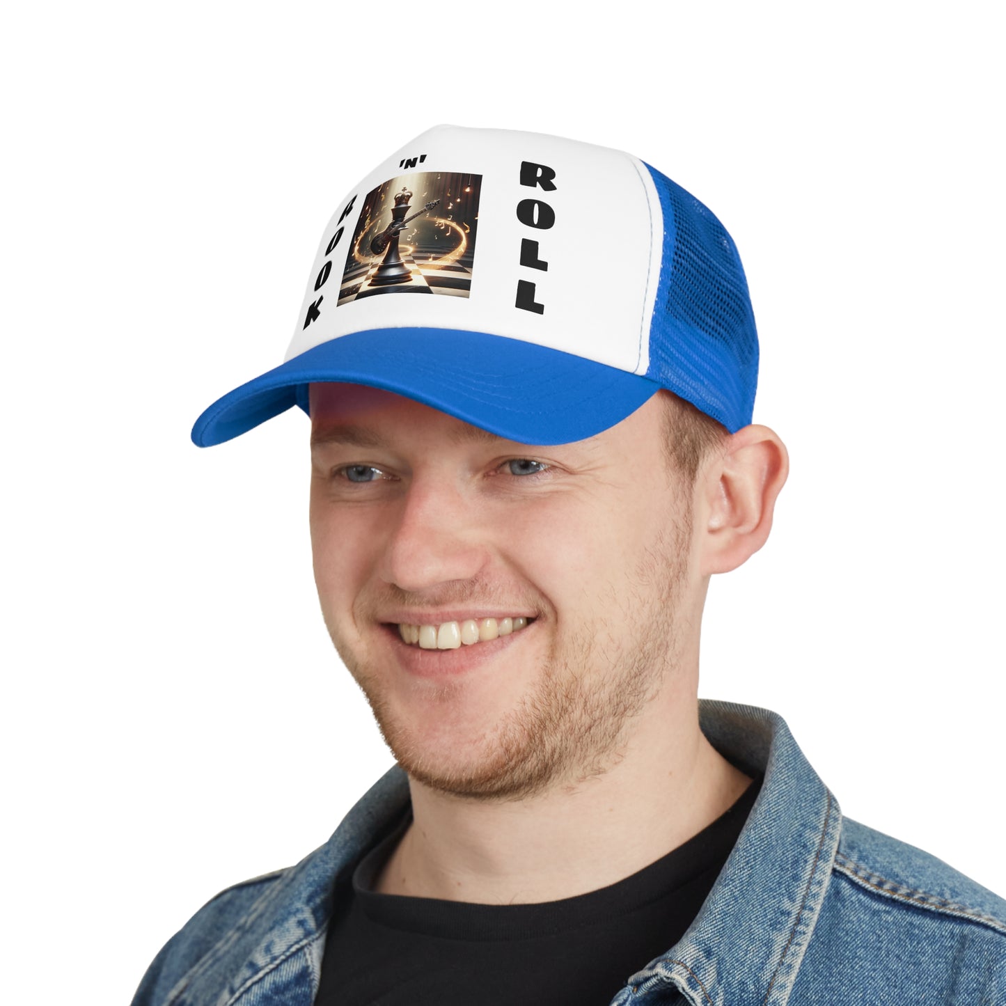 Cap | Rook 'n' Roll | Chess themed | Cool & Bold | Mesh Cap
