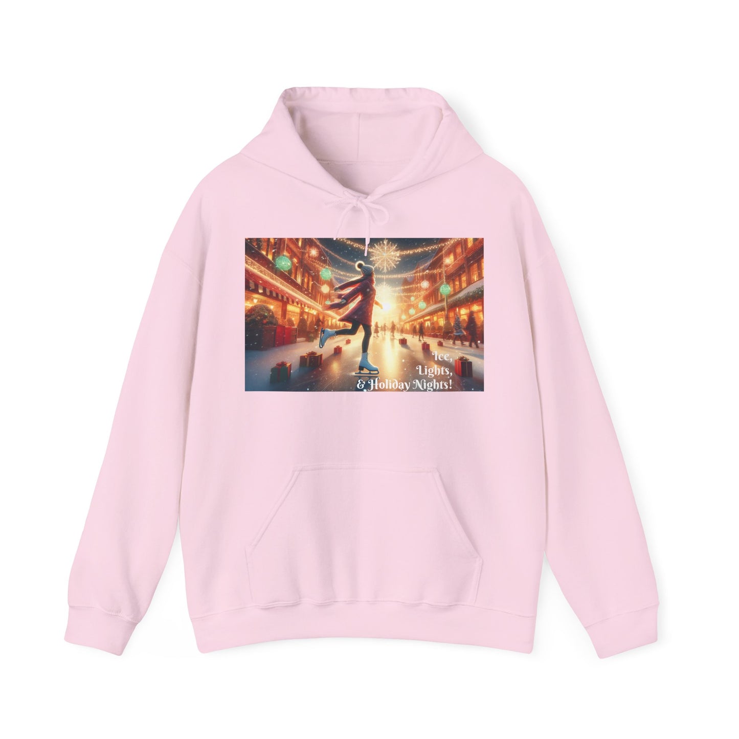 Women's Hooded Sweatshirt - Ice, Lights, & Holiday Nights!