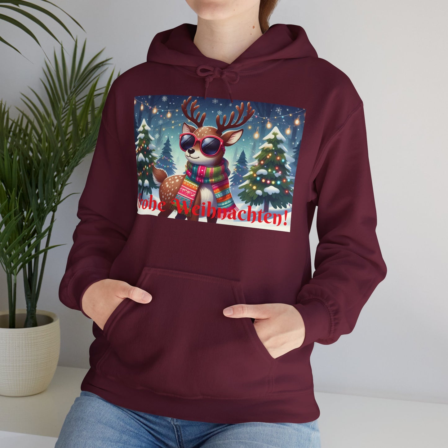 Women's Hooded Sweatshirt - Frohe Weihnachten!