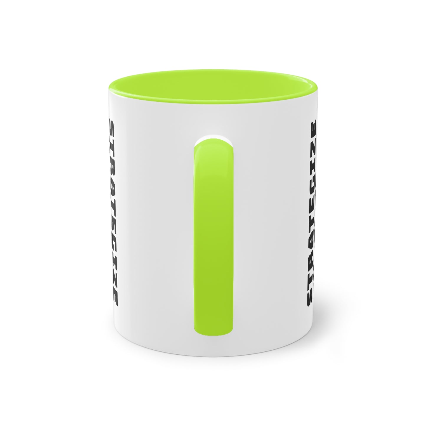 Coffee Mug | Chess themed Coffee Mug | Strategize. Execute. Dominate. Coffee Mug | Two-Tone Coffee Mug, 11oz