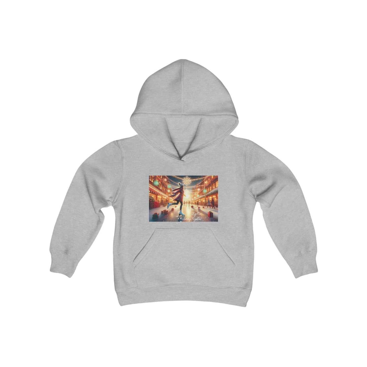 Girls' Hooded Sweatshirt - Ice, Lights, & Holiday Nights!