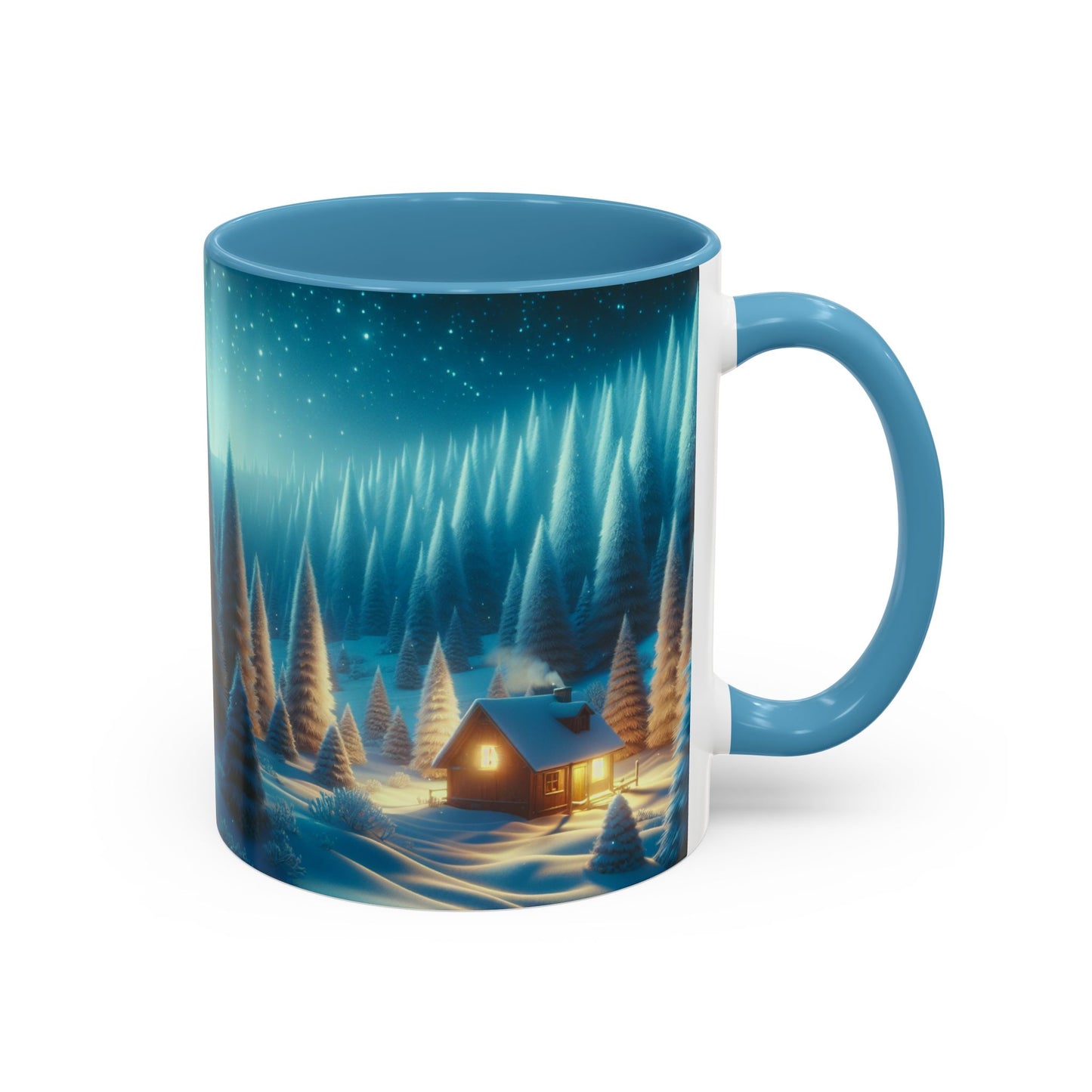 Coffee Mug Snowy Forest Scene