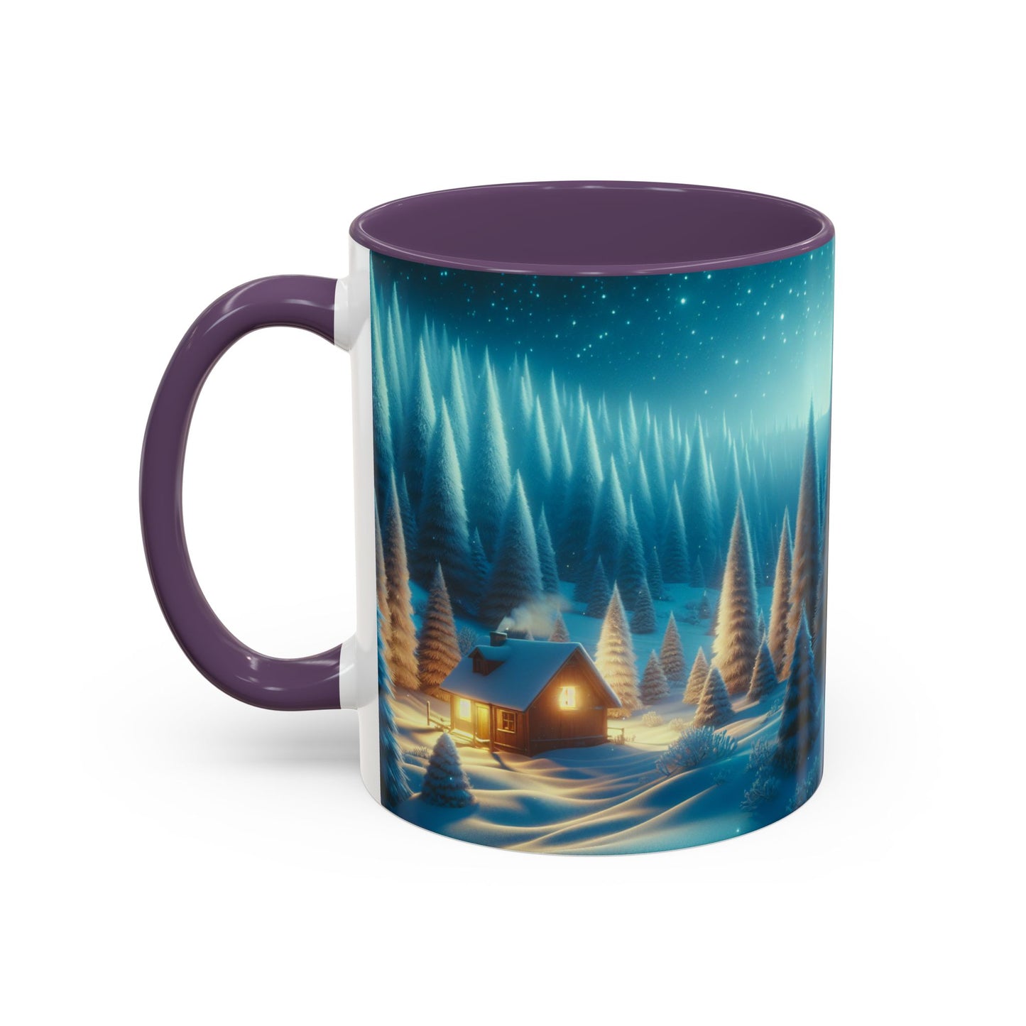Coffee Mug Snowy Forest Scene