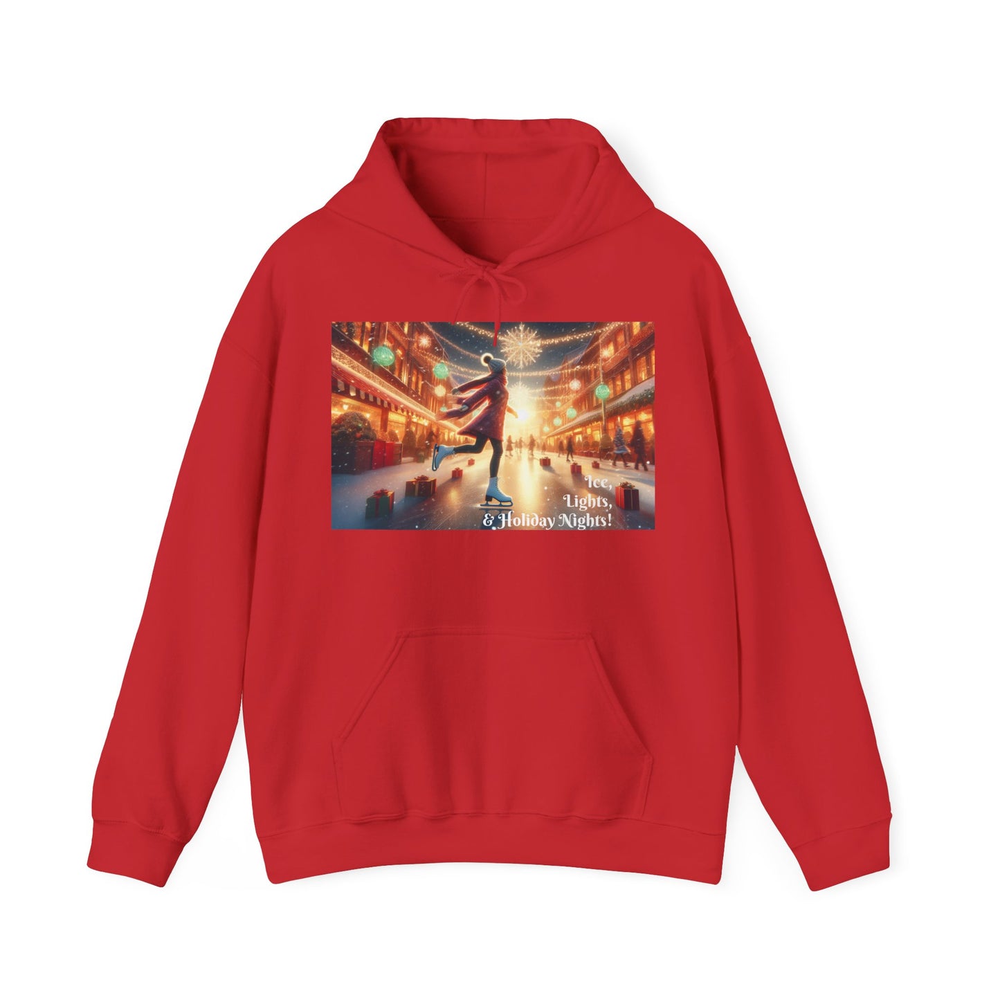 Women's Hooded Sweatshirt - Ice, Lights, & Holiday Nights!