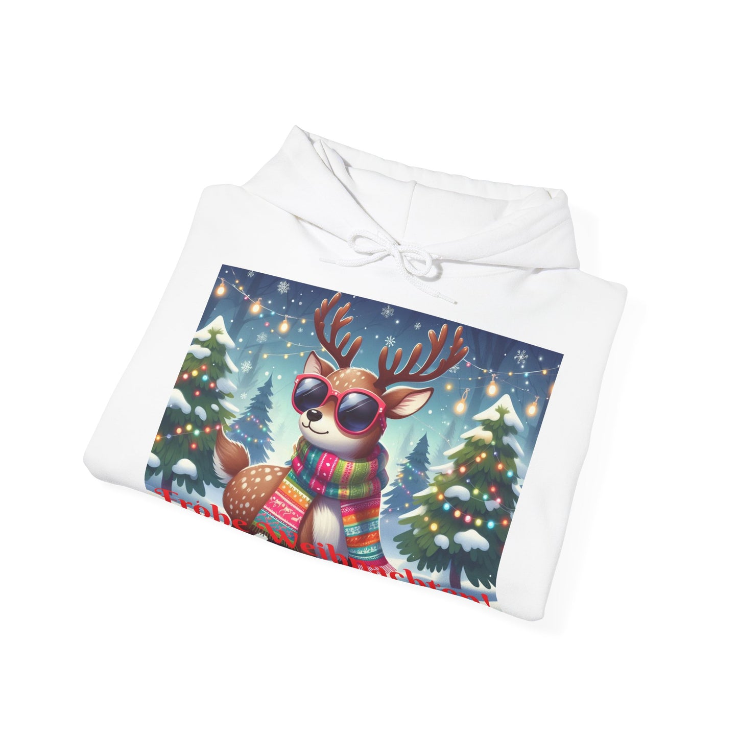 XXXL+ | Men's Hooded Sweatshirt - Frohe Weihnachten!