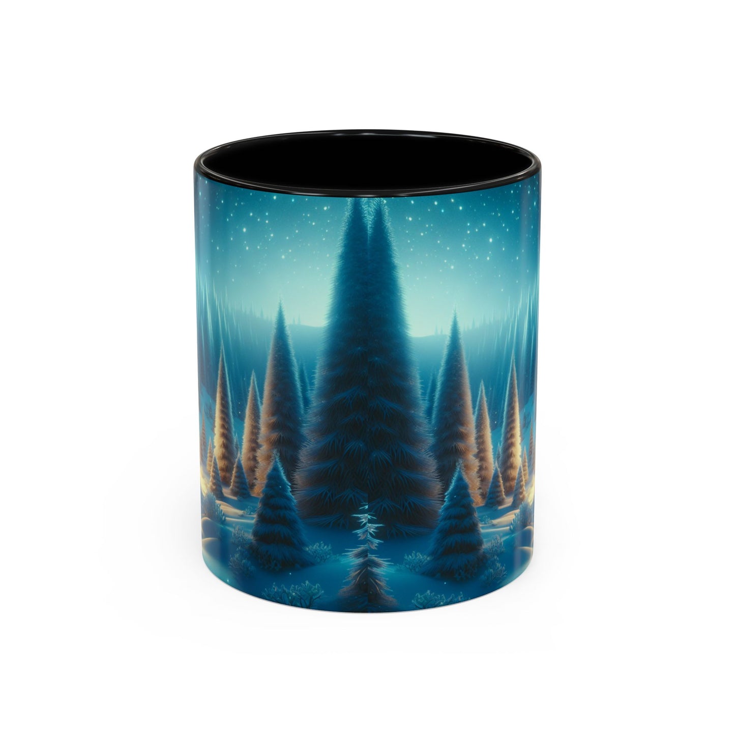 Coffee Mug Snowy Forest Scene