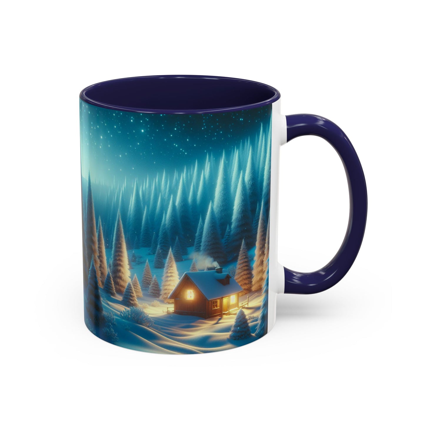 Coffee Mug Snowy Forest Scene